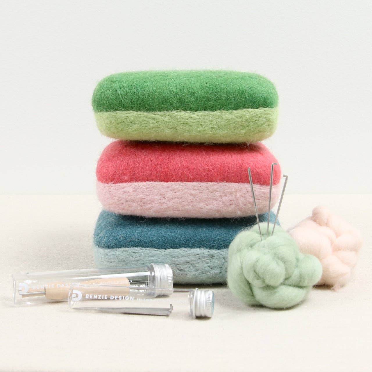 Needle Felting Cushion, Blue