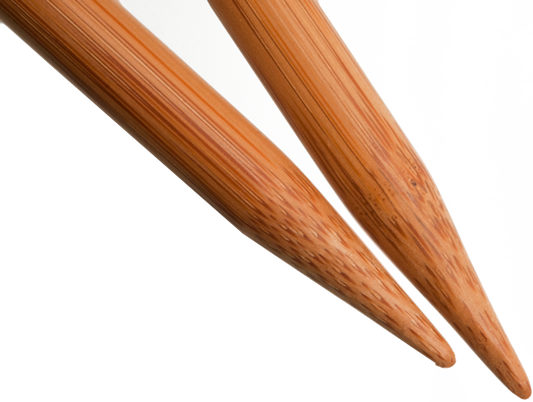 Bamboo 13" Single Pointed Knitting Needles - ChiaoGoo