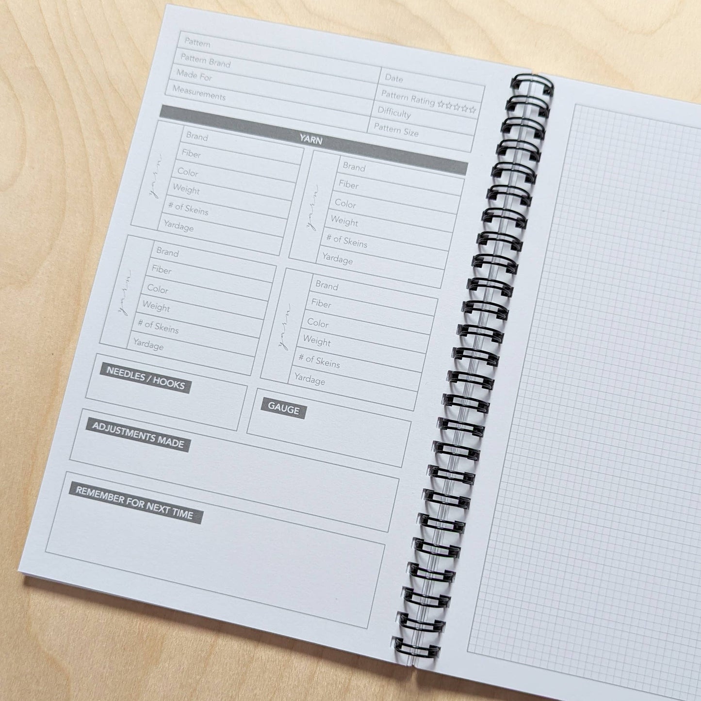 Knit & Crochet Journal - Kohamche