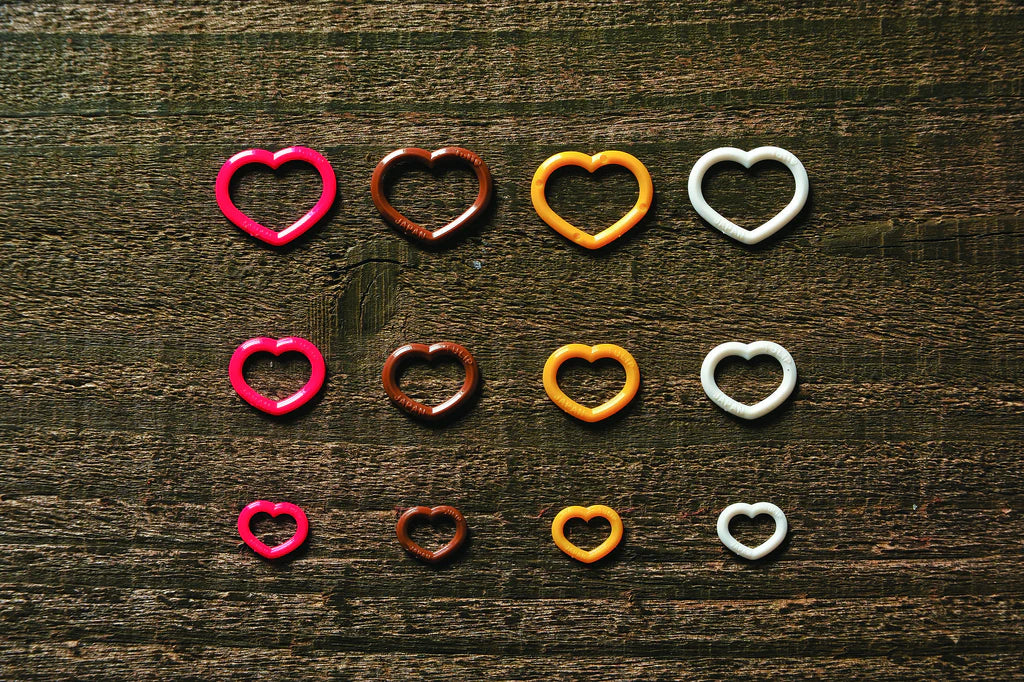 Heart Shaped Stitch Markers
