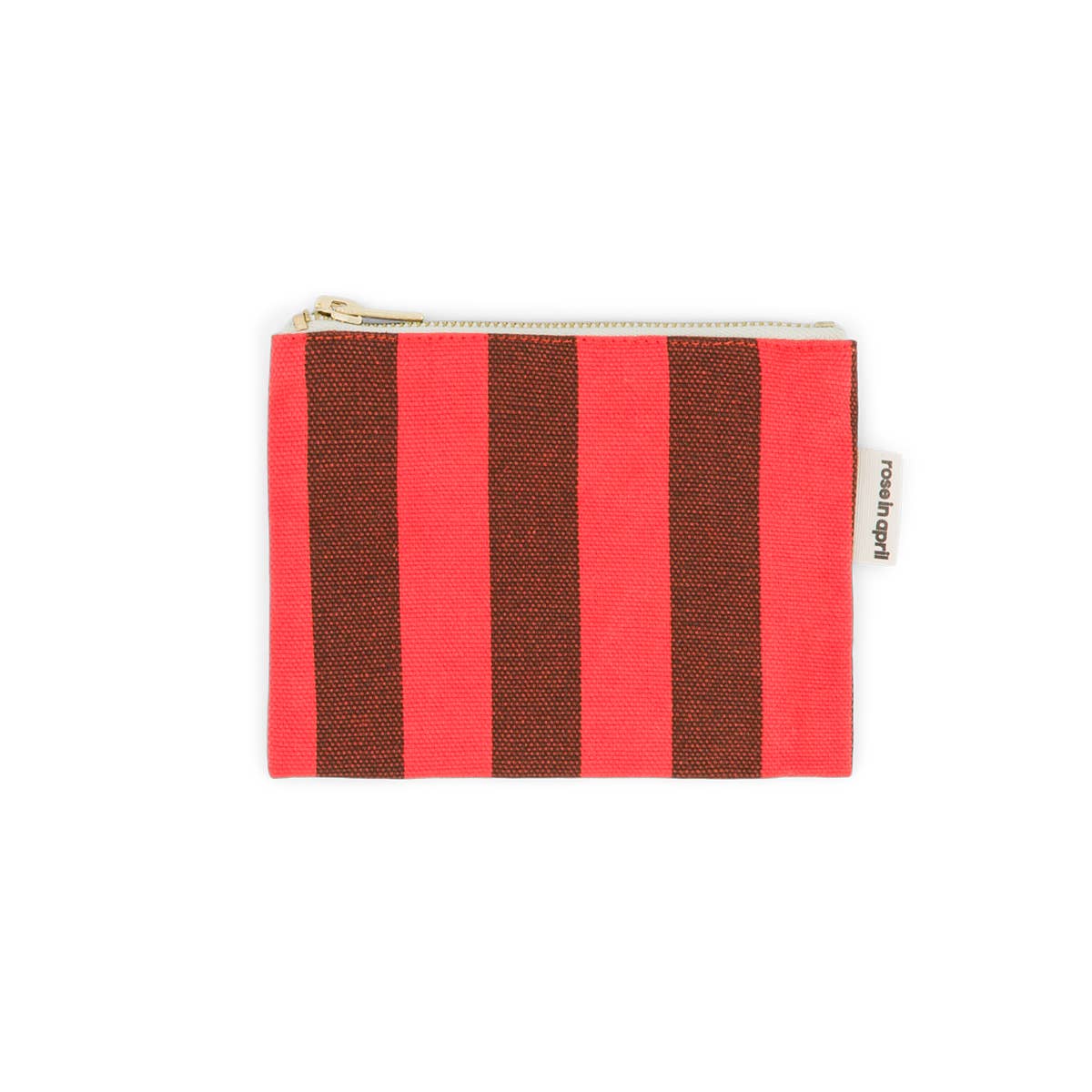 Zippered Pouch - Small - Rose in April