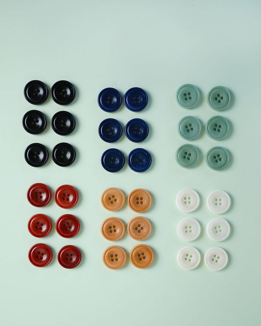7/8" Corozo Nut Buttons - Set of 6