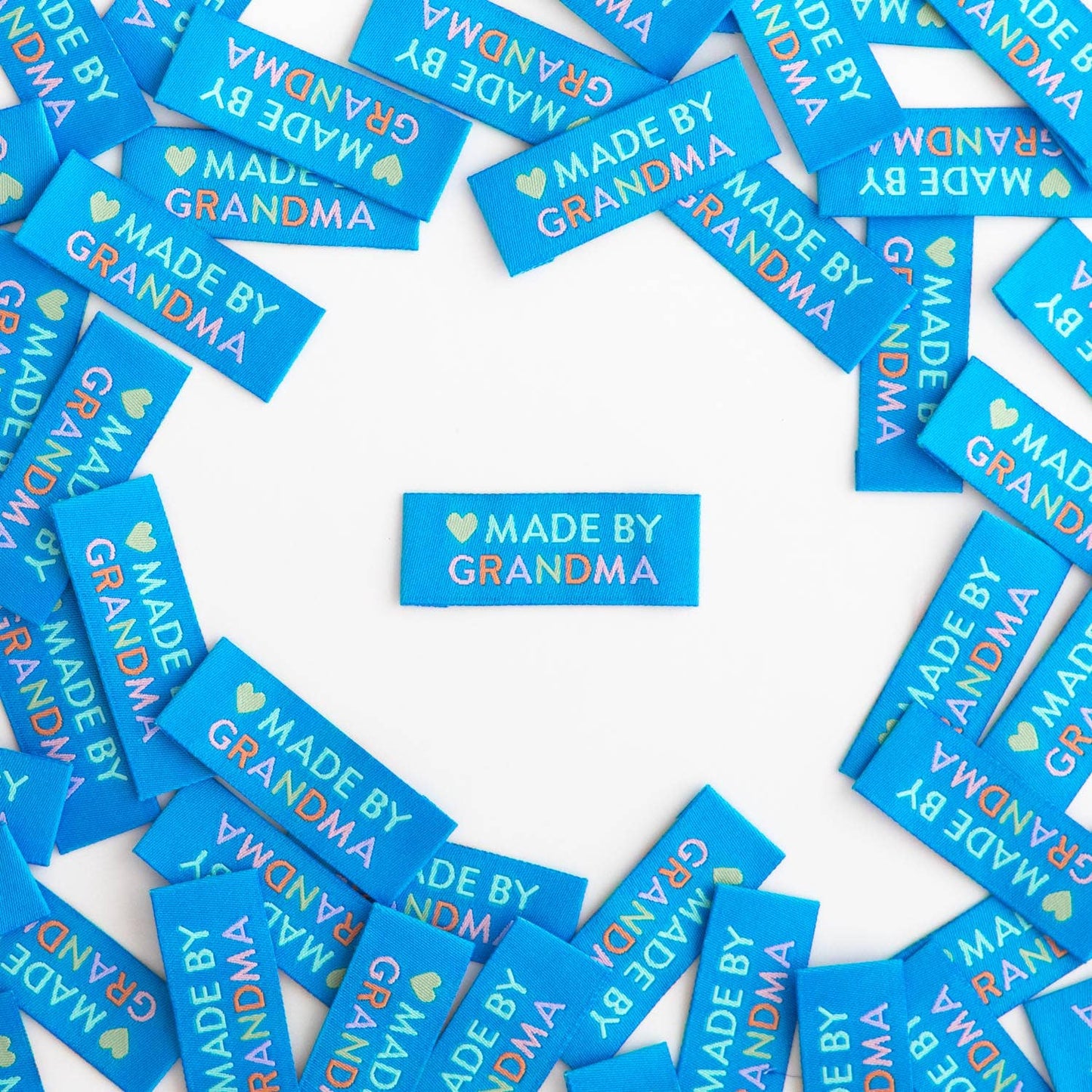 Made by Grandma - Sewing Woven Clothing Label Tags