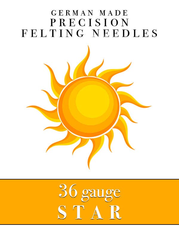 Precision Felting Needles 36 Gauge Star