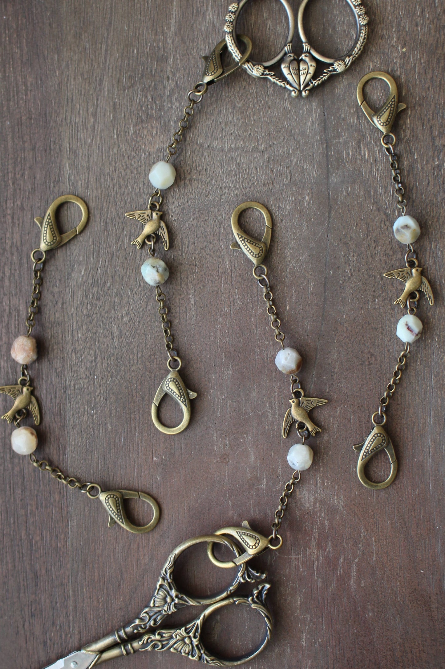 Swallow In Flight Scissor Chain
