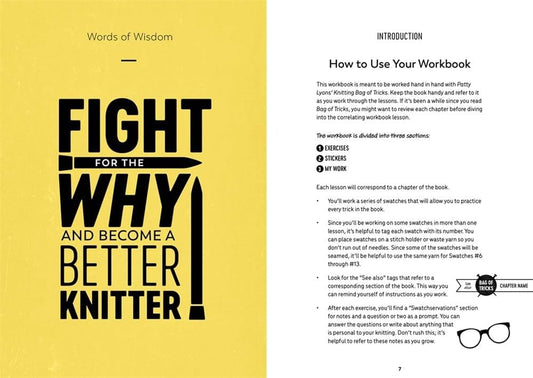 Patty Lyon's Knitting Bag of Tricks WORKBOOK