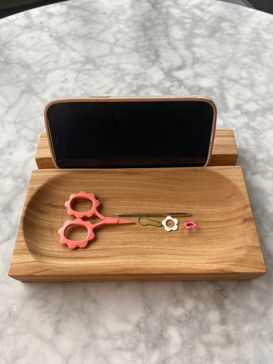 Dandelion Wood Tablet/Phone Stand - Magnetized