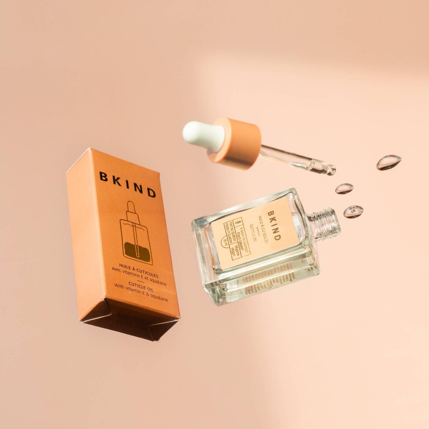 Cuticle oil with vitamin E and squalane - BKIND