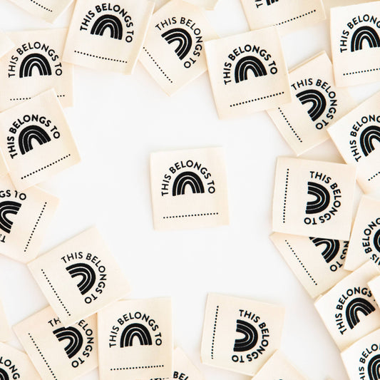 This Belongs To - Kids School Organic Cotton Clothing Tags