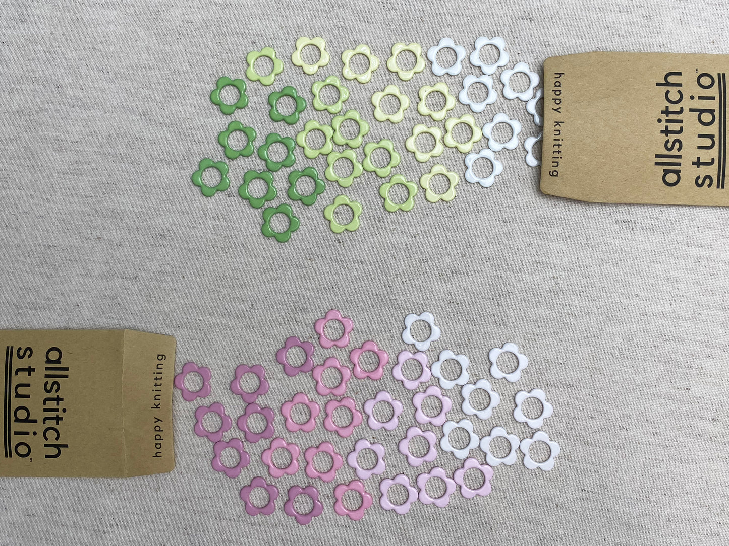 Flower Stitch Markers - Allstitch Studio