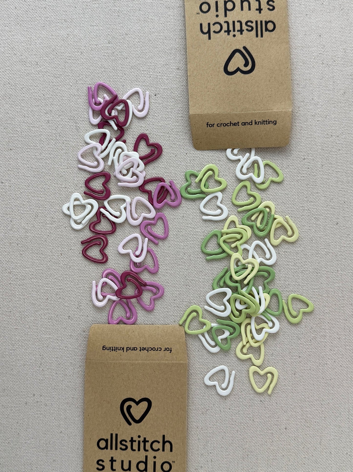 Hearts Removable Stitch Markers - Allstitch Studio