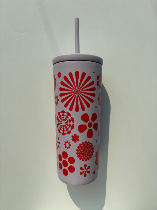 Dandelion 24oz cold cup by Created Co.-Lavender