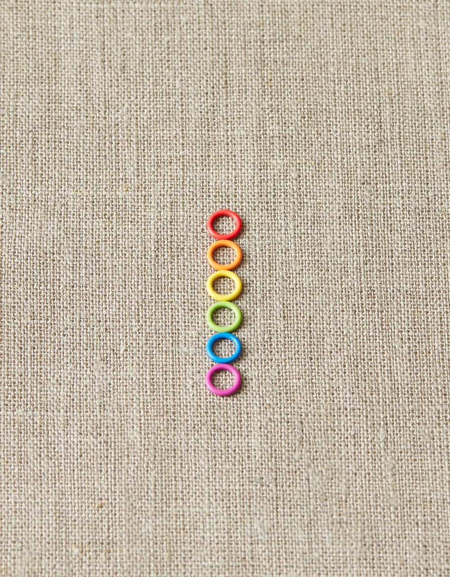 Small Colorful Ring Stitch Markers - Cocoknits