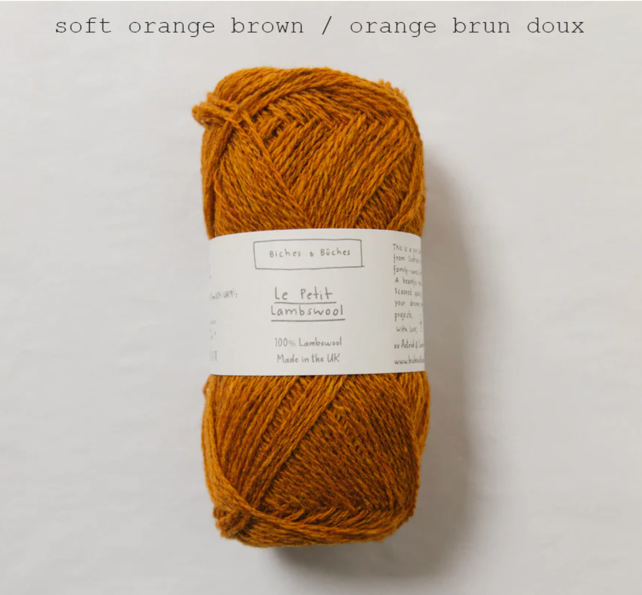 Le Petit Lambswool - Biches & Bûches