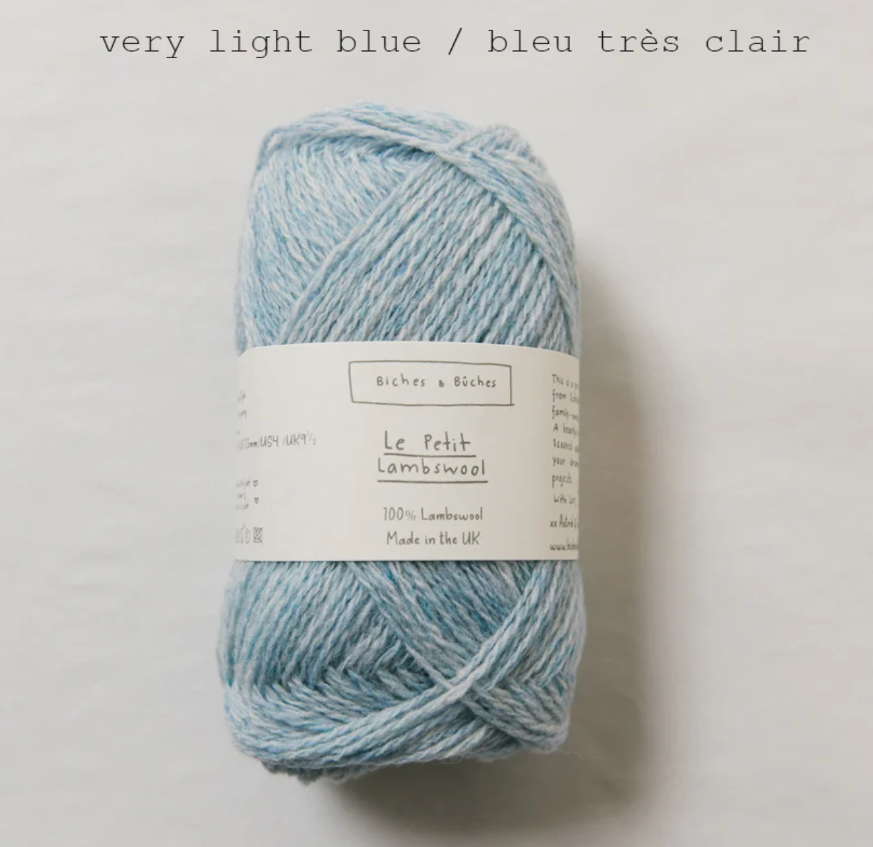 Le Petit Lambswool - Biches & Bûches