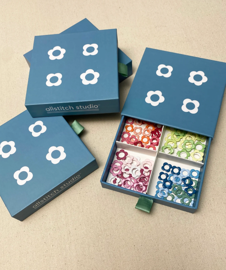 Flower Stitch Marker Sampler - Allstitch Studio
