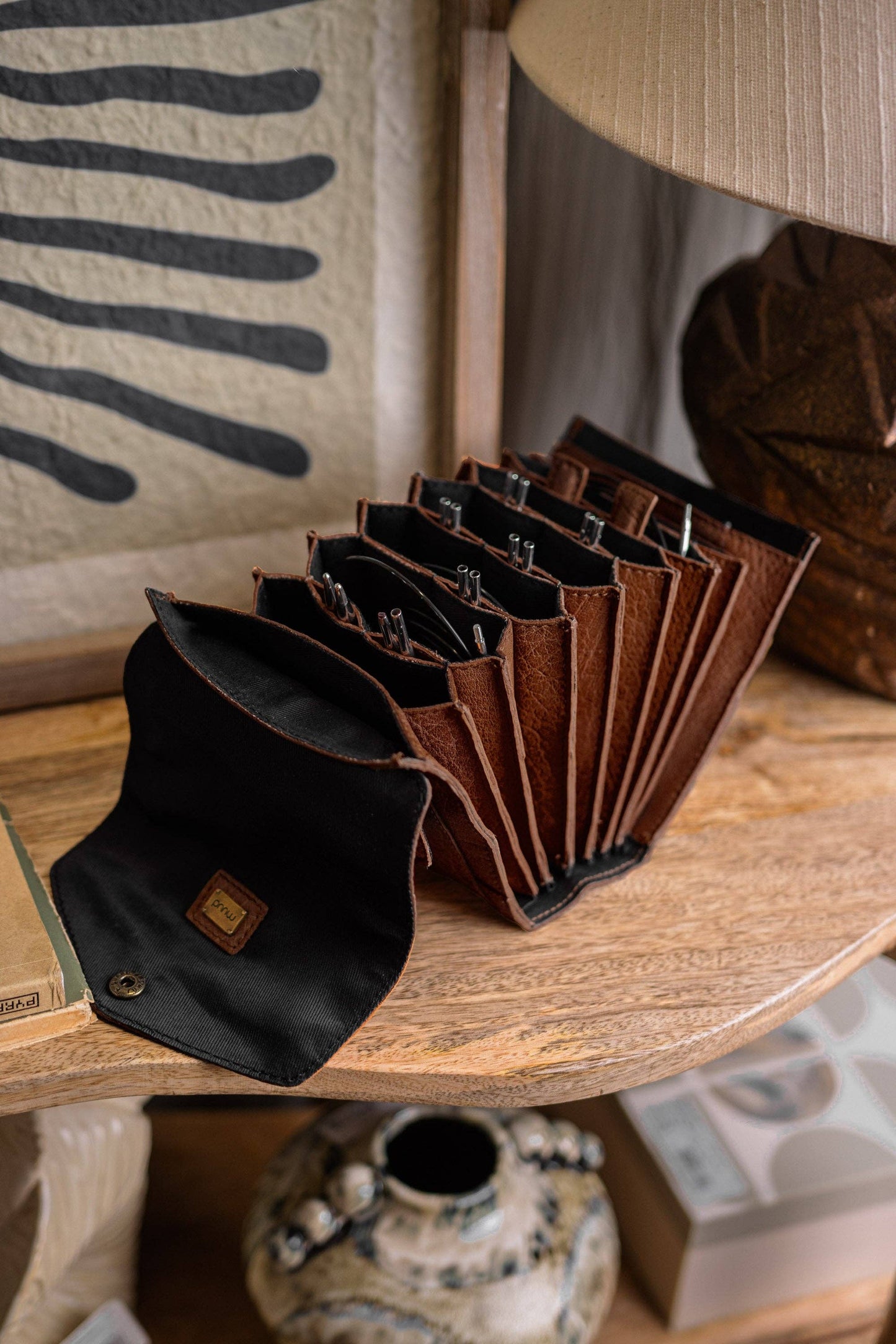 Betina Leather Needle Case
