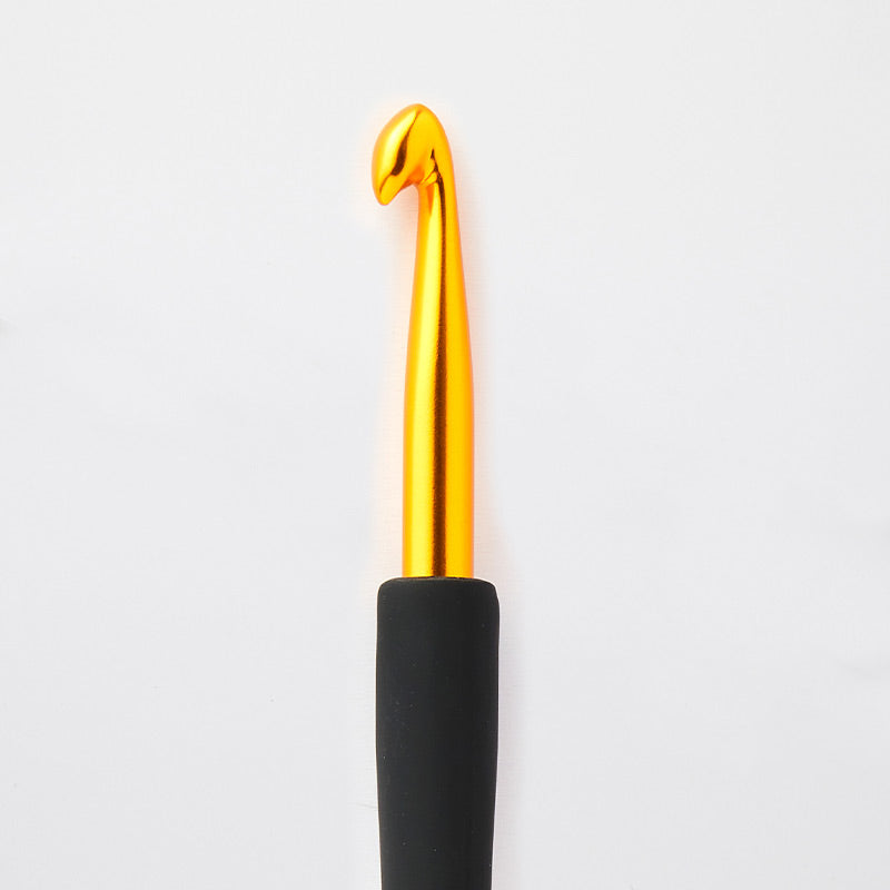 Soft Feel Gold Aluminum Crochet Hook - KnitPro