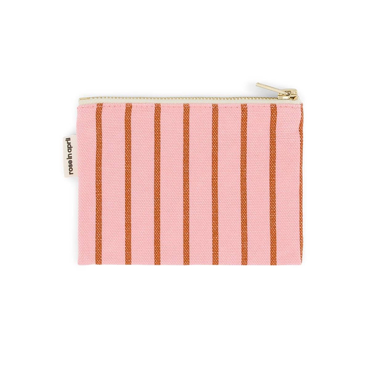 Zippered Pouch - Small - Rose in April