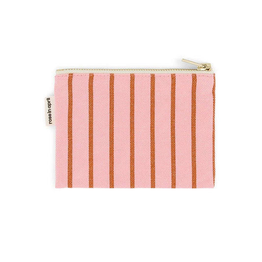 Zippered Pouch - Small - Rose in April