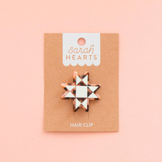 Quilt Star Hair Clip
