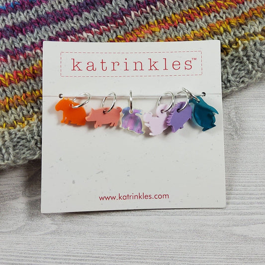 Colorful Critters Stitch Marker Set