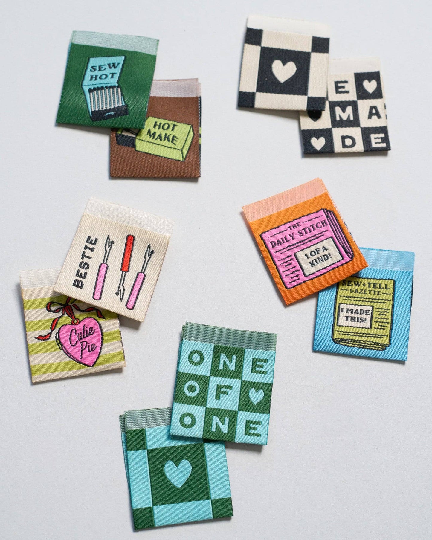 One of One Square Garment Labels