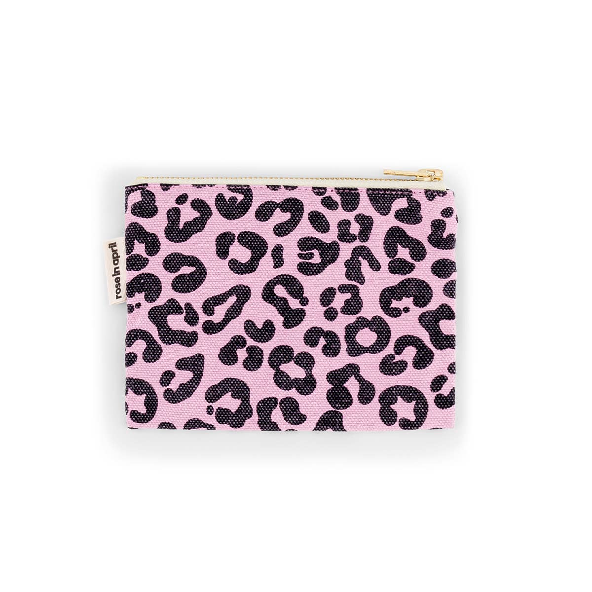 Zippered Pouch - Small - Rose in April