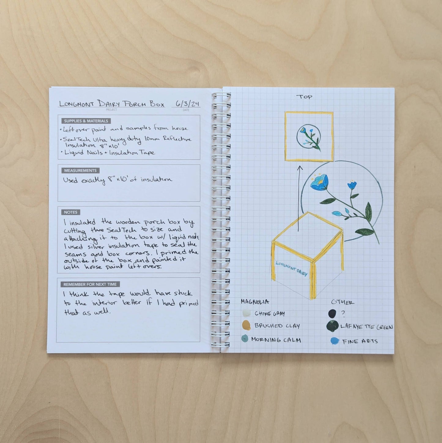 Maker's Journal - Kohamche