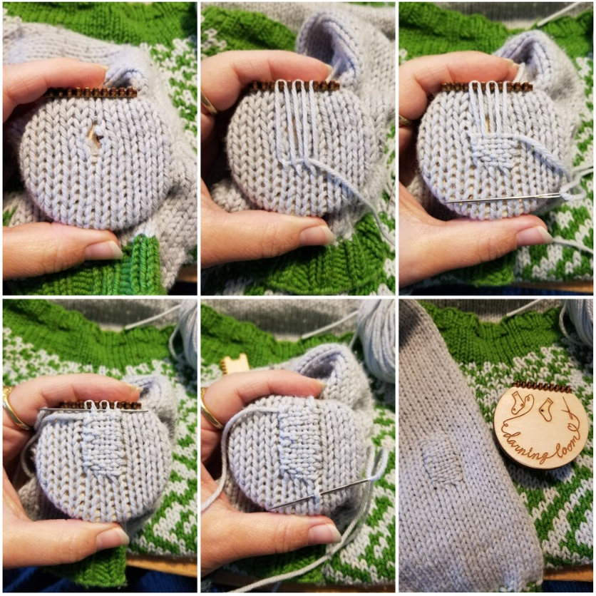 Smaller Darning and Mending Loom Kit: Smaller Darning Loom Kit