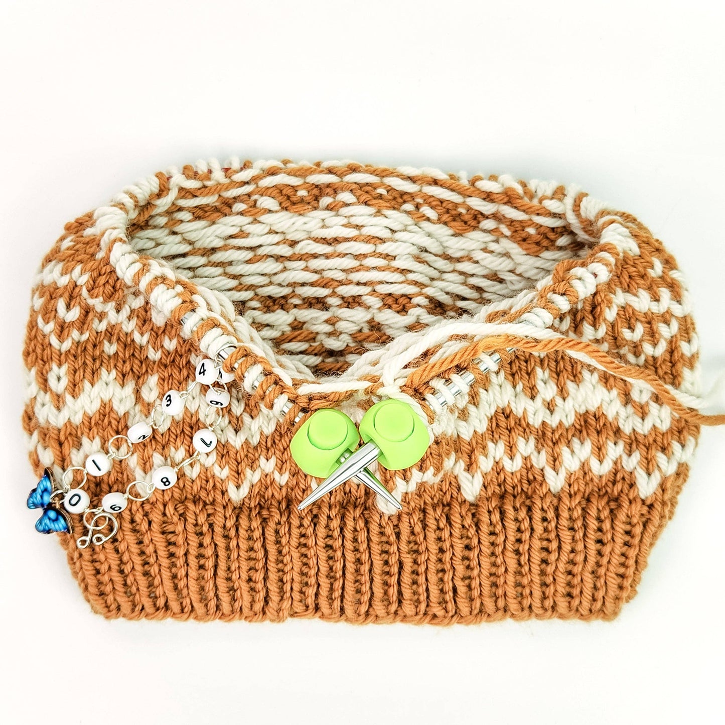 Cable Locks - Circular Needle Cord Stops - 2 pair