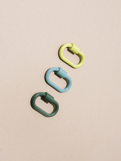 Mini Keychain | Set of 3 | Metal Lock Keychain | Assorted