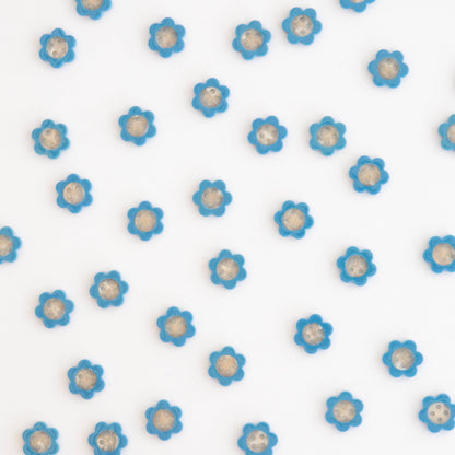 Blue Daisy Small 5/8" Buttons