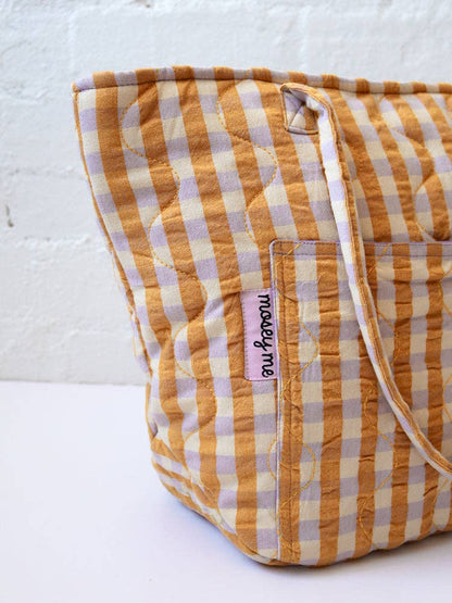 Mango Seersucker Quilted Bag