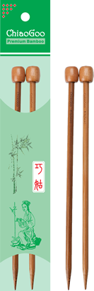 Bamboo 13" Single Pointed Knitting Needles - ChiaoGoo