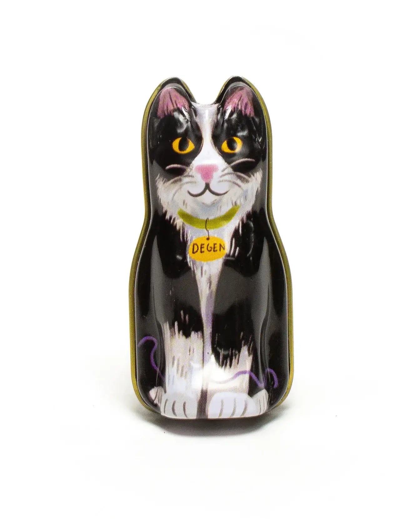 Degen Black Cat Tin - Barber Cord