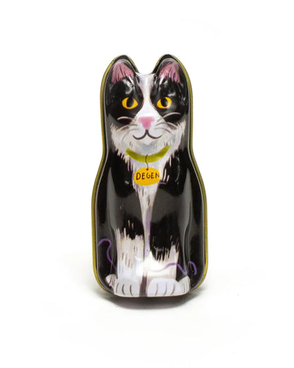 Degen Black Cat Tin - Barber Cord