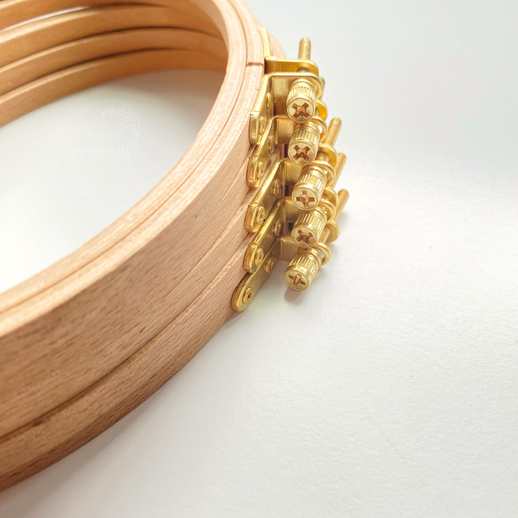 Oval Beechwood Embroidery Hoops,  Cross Stitch Hoop Frames