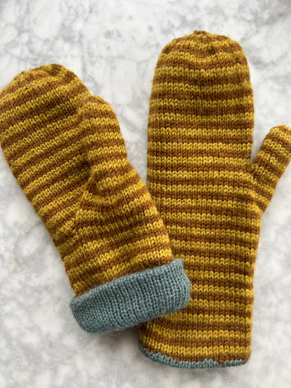 Luffe Mittens- Advanced Knitting Class-Zoom Online Class- 3 date options