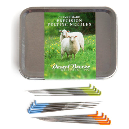 Complete Felting Needles Set with Tin