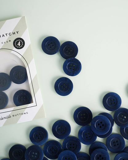1" Corozo Nut Buttons - Set of 4 - Matchy Matchy Sewing Club