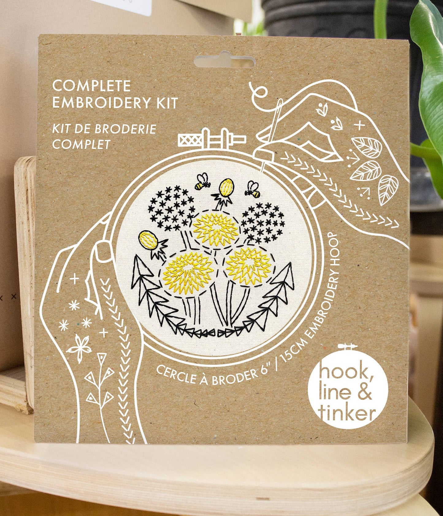 Dandelion Complete Embroidery Kit