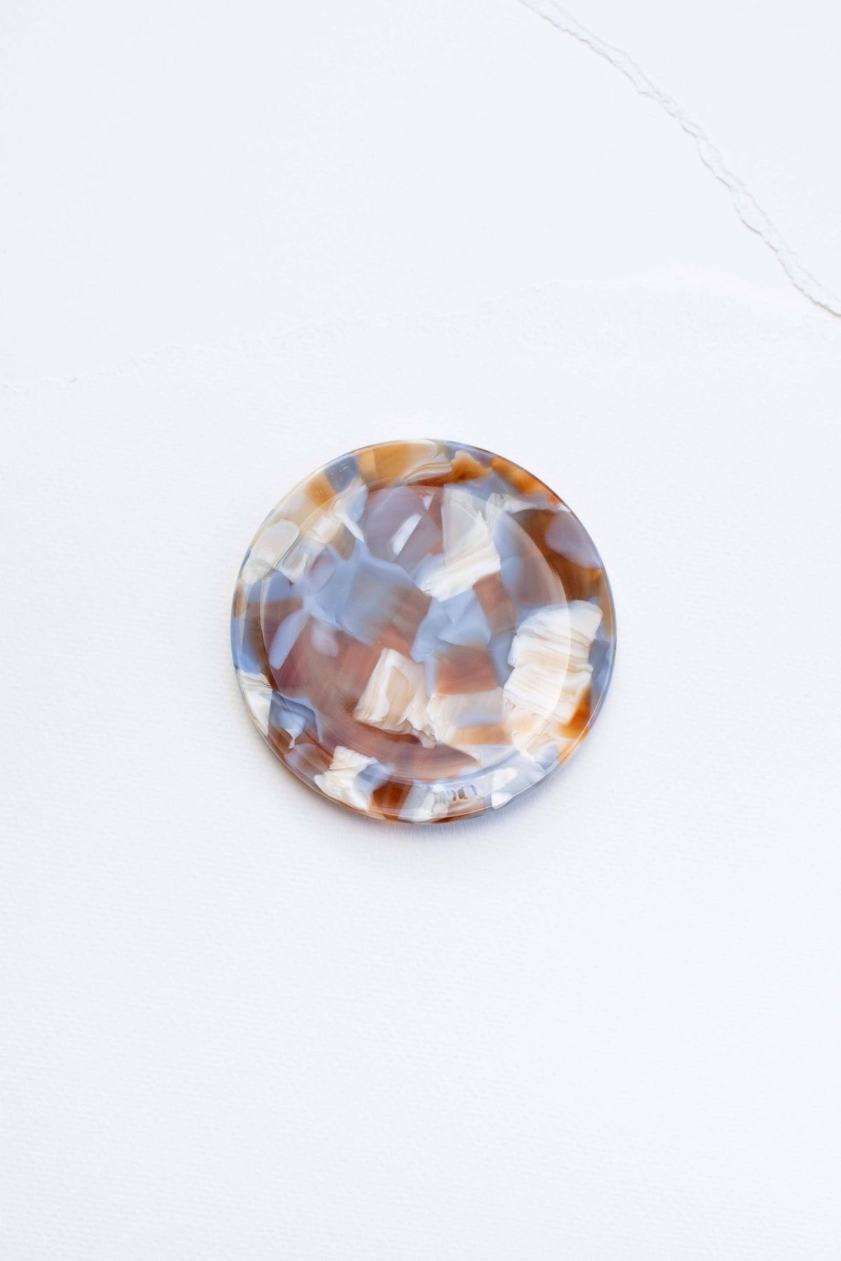 Cellulose Acetate Round Trinket Tray