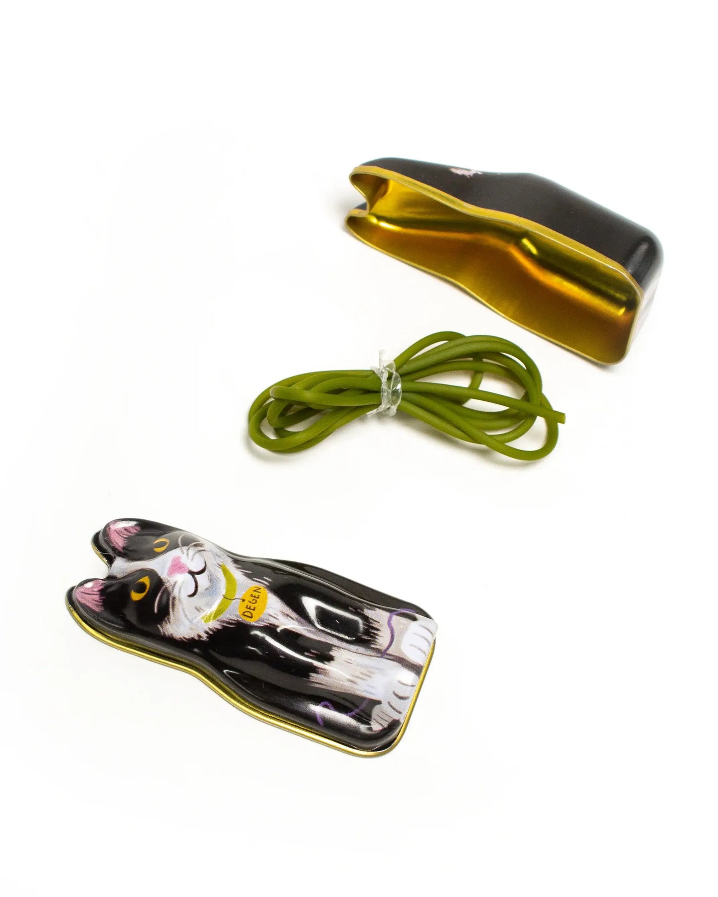 Degen Black Cat Tin - Barber Cord