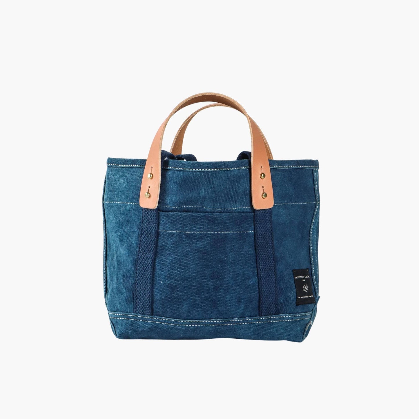 Lunch Tote | Indigo-- Immodest Cotton