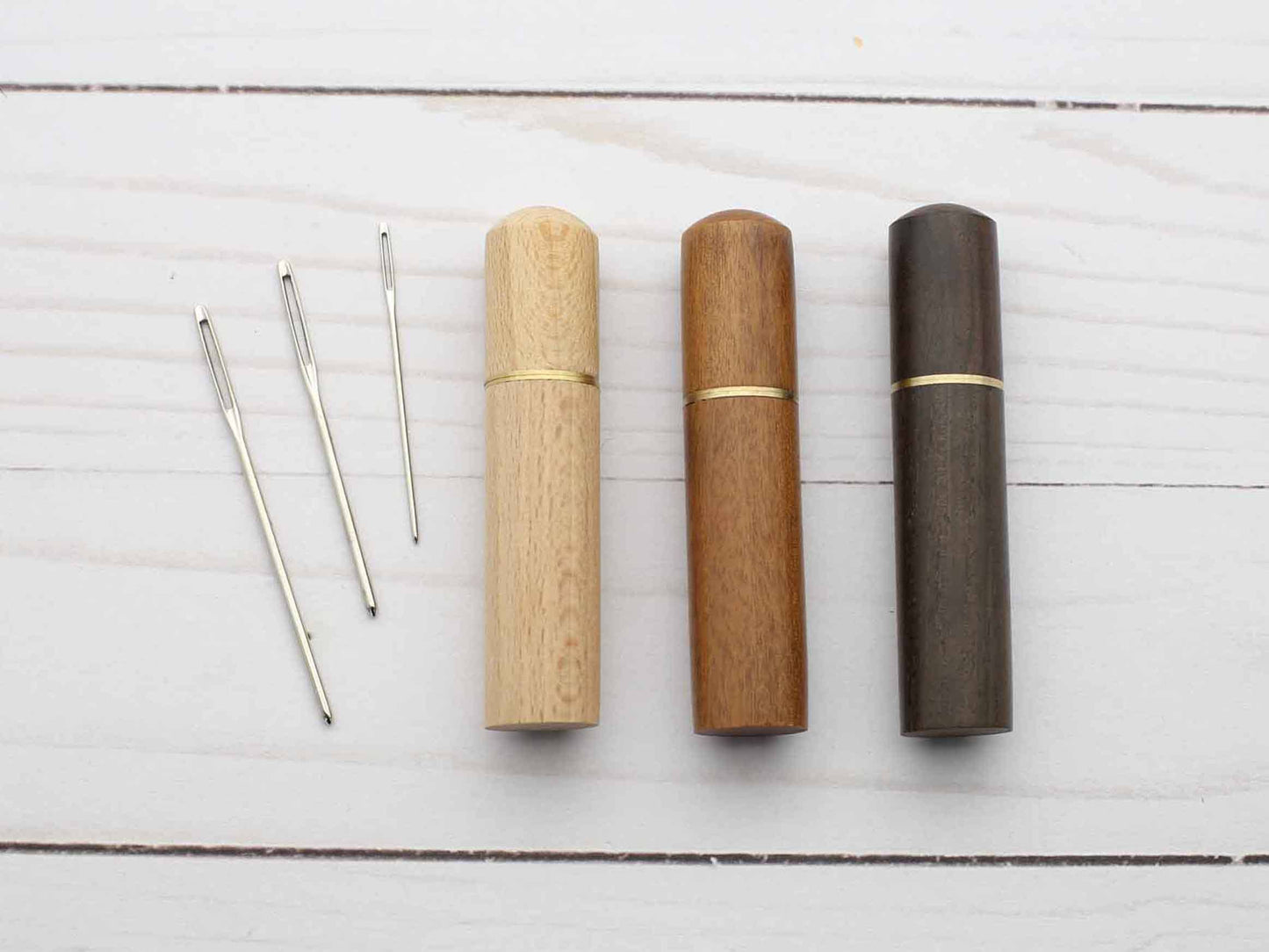 Fox & Pine Wooden Darning Needle Storage Case