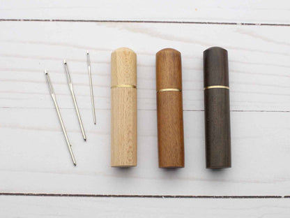 Fox & Pine Wooden Darning Needle Storage Case