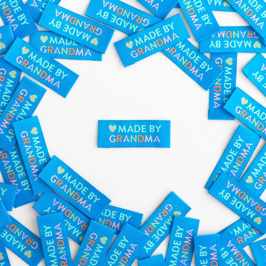 Made by Grandma - Sewing Woven Clothing Label Tags