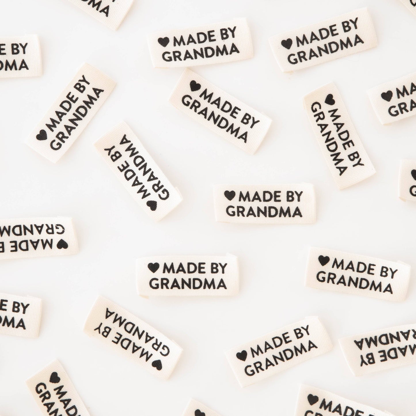 Made by Grandma Organic Cotton Sewing Labels