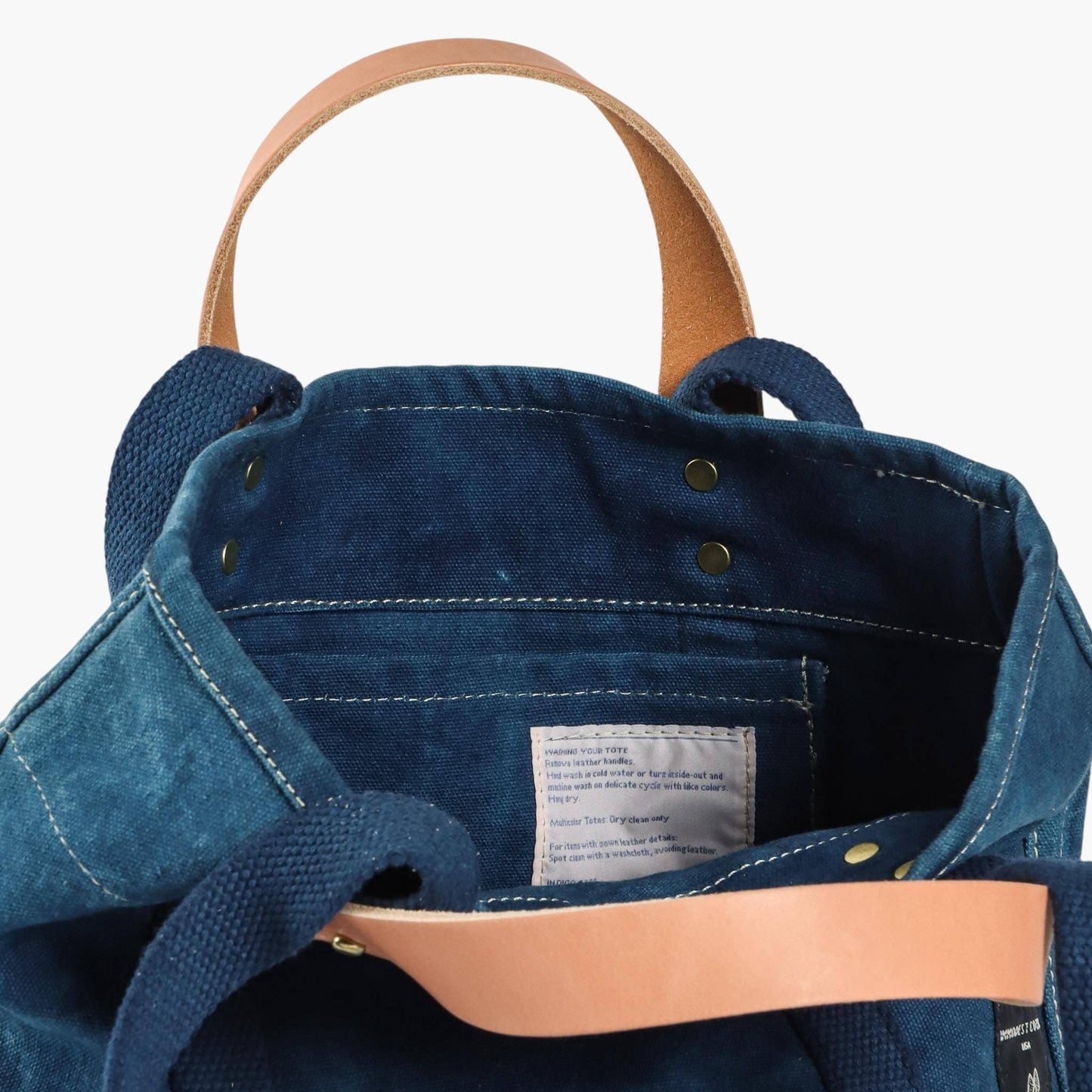 Lunch Tote | Indigo-- Immodest Cotton